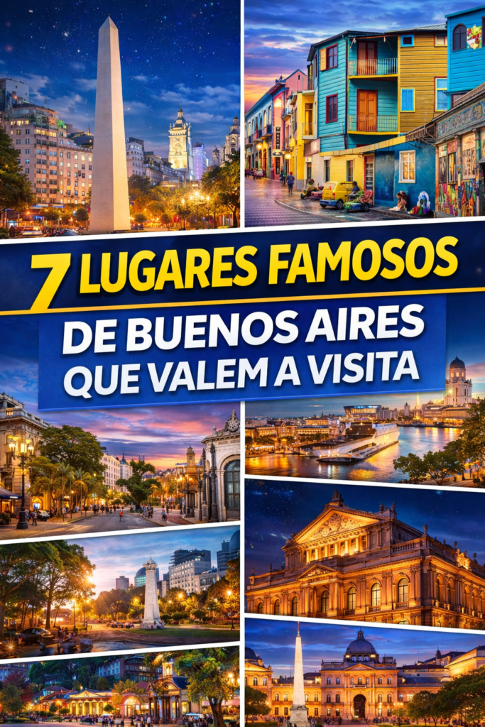 7 lugares famosos de Buenos Aires que valem a visita. 7 lugares imperdíveis de buenos aires